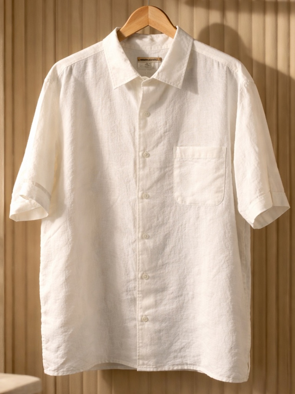 Pronto Uomo White Short-Sleeve Button-Down Shirt